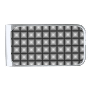 Sparkling Gem Tiles Choose Your Custom Color Silver Finish Money Clip