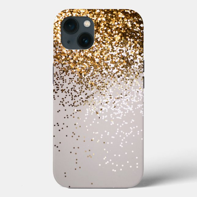 Sparkling Glam Gold Glitter Glam #3 (Faux Glitter) Case-Mate iPhone Case (Back)