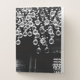 Sparkling Glass Ball Ornaments Pocket Folders