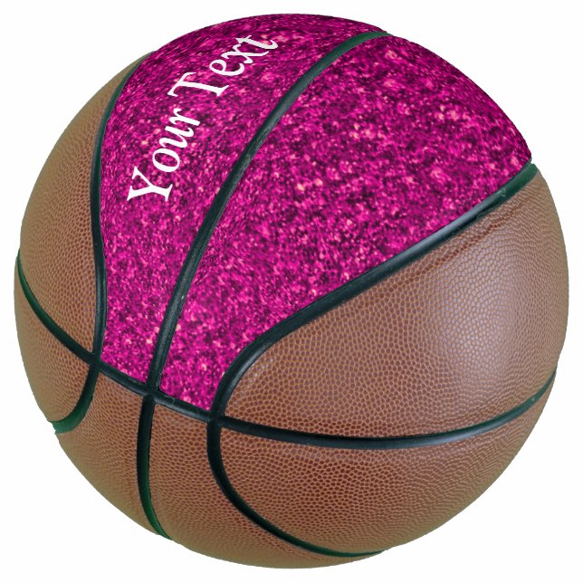 Sparkling glitter basketball (Angled)