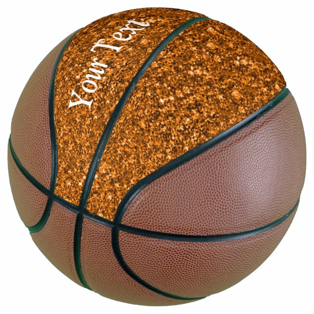 Sparkling glitter basketball (Angled)