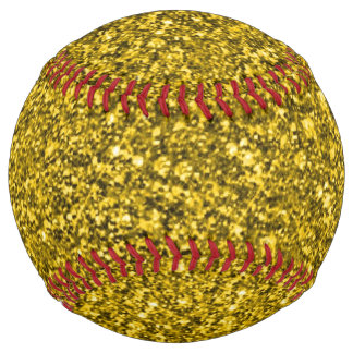 Sparkling glitter softball