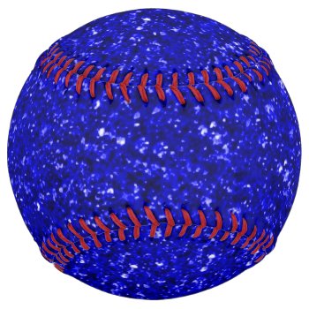 Sparkling Glitter Softball by MehrFarbeImLeben at Zazzle