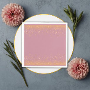 Sparkling Glitters Hot Air Balloon Baby Shower Napkins