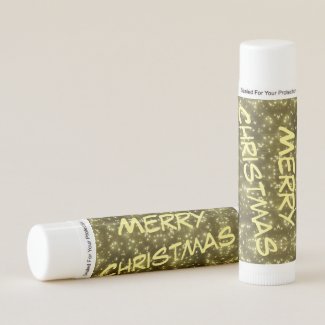 Sparkling Golden Lights Christmas Lip Balm