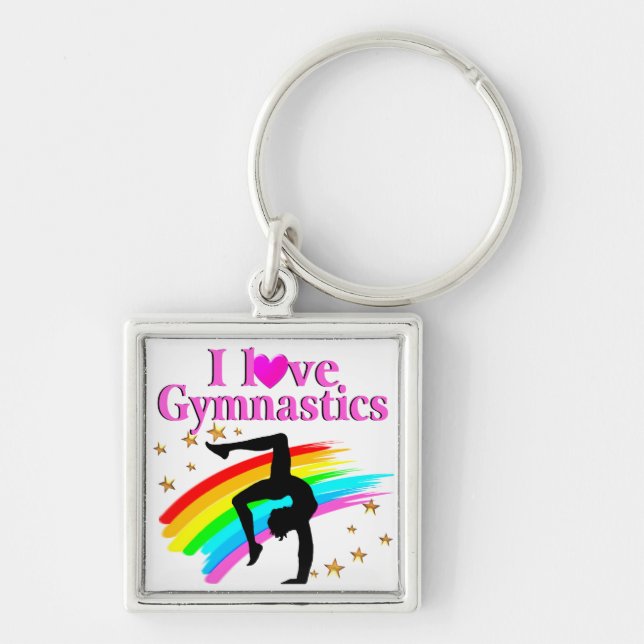 SPARKLING GYMNAST KEYCHAIN (Front)
