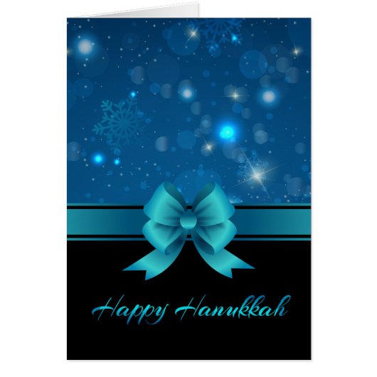 Sparkling Hanukkah Cards (Front)