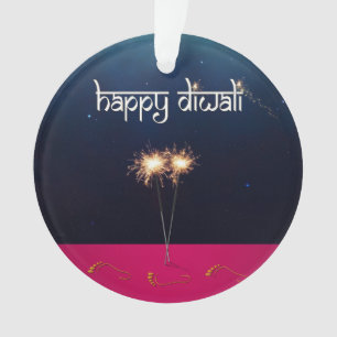 Sparkling Happy Diwali - Ornament