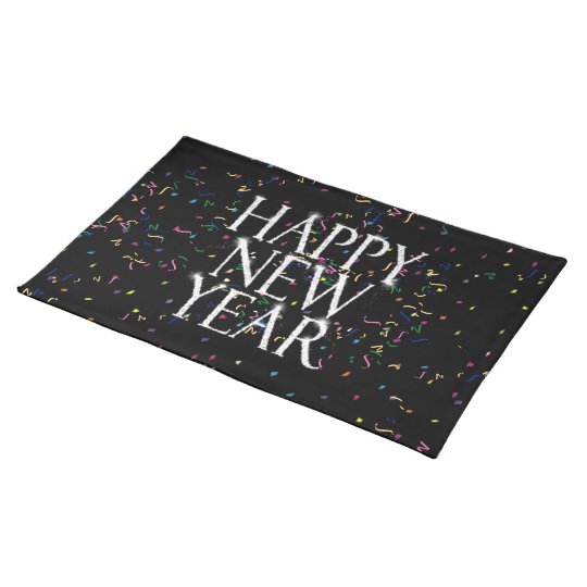 Sparkling Happy New Year Placemat | Zazzle.com