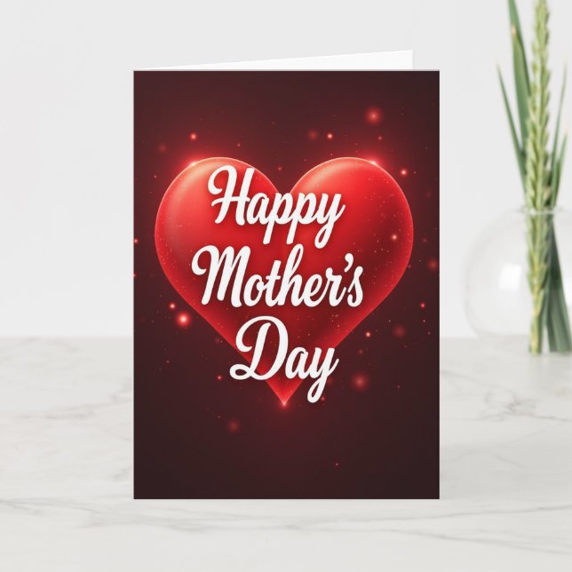 Sparkling Heart Card (Front)