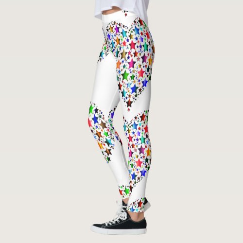 SPARKLING HEARTS ON THESE AWESOME LEGGINGS