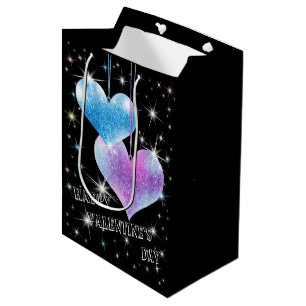 Sparkling Hearts Valentine's Day Gift Bag