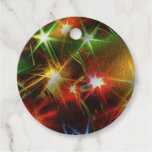 Sparkling Holiday Lights Favor Tags