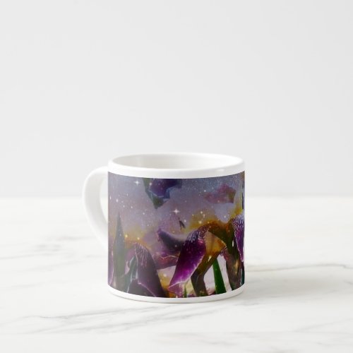 Sparkling Irises Espresso Cup