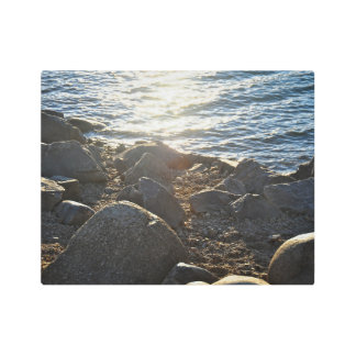 Sparkling Lake Metal Print