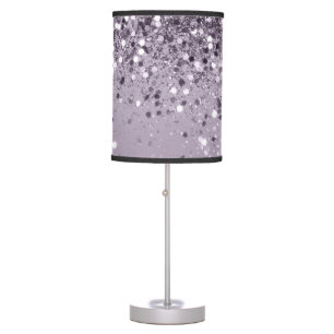 Sparkling Lavender Lady Glitter #2 #shiny #decor Table Lamp