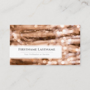 Sparkling lights bokeh professional Event Managers Business Card