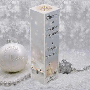 Sparkling Lights Christmas Wine Box