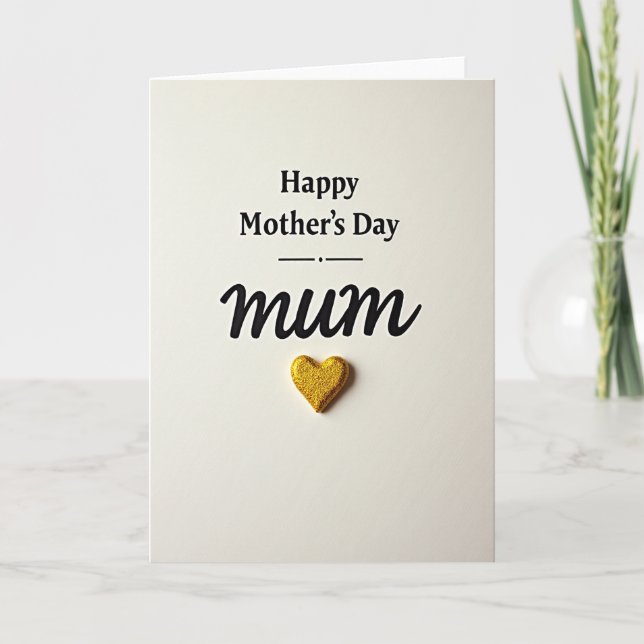 Sparkling Love Mothers Day Card (Front)