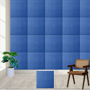 Sparkling Luxury Blue Glitter Ceramic Tile