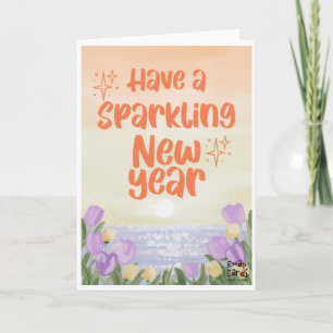 Sparkling New Year Card