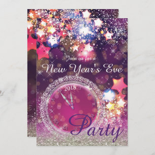Sparkling New Year's Eve Party Invitation