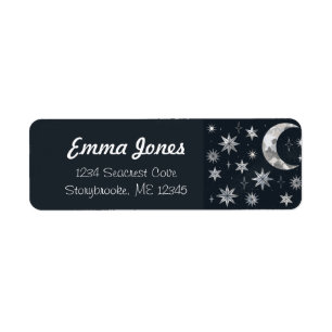 Sparkling Night Sky Label