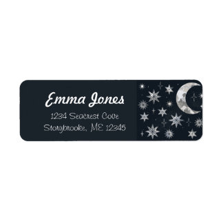 Sparkling Night Sky Label