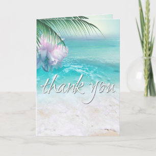SPARKLING OCEAN WATERS Thank You Card