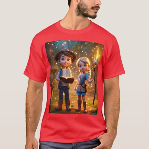 Sparkling Pages Explore Literary Magic T_Shirt