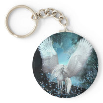 Sparkling Pegasus Keychain