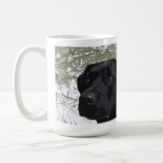 Sparkling Pines Black Lab Coffee Mug Zazzle Sparkling Pines Black Lab Coffee Mug