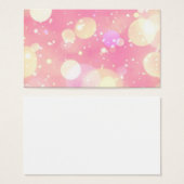 Sparkling Pink Bubbles (Front & Back)