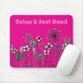 ::: Sparkling Pink Flower ::: Mousepad (With Mouse)