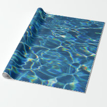 Sparkling Pool Water Wrapping Paper Sparkling Pool Water Wrapping Paper