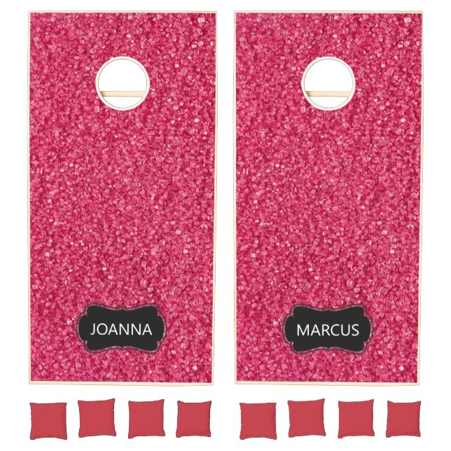 Sparkling Red Glitter Cornhole Set (Set)