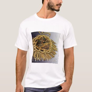 Sparkling Rhinestone Lion Shirt by jaisjewels at Zazzle