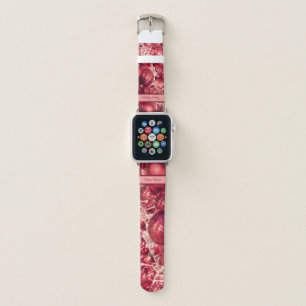 Sparkling rose Christmas balls Apple Watch Band! Apple Watch Band