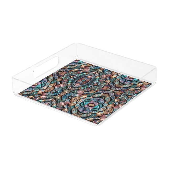 Sparkling Scales Acrylic Tray (Angled)