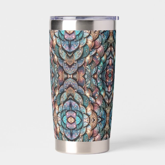 Sparkling Scales Insulated Tumbler (Left)