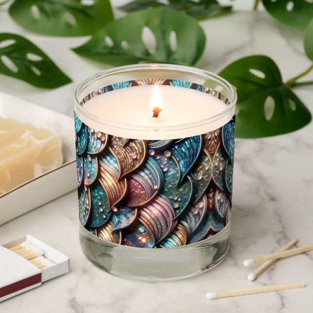 Sparkling Scales Scented Candle (Lit)