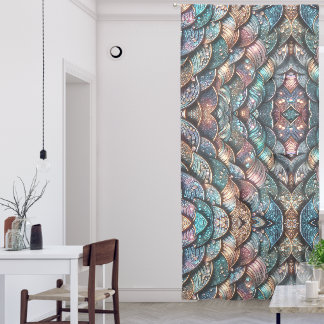 Sparkling Scales Sheer Curtains