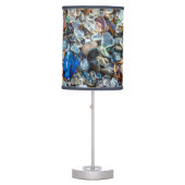 Sparkling Sea Glass Table Lamp (Front)