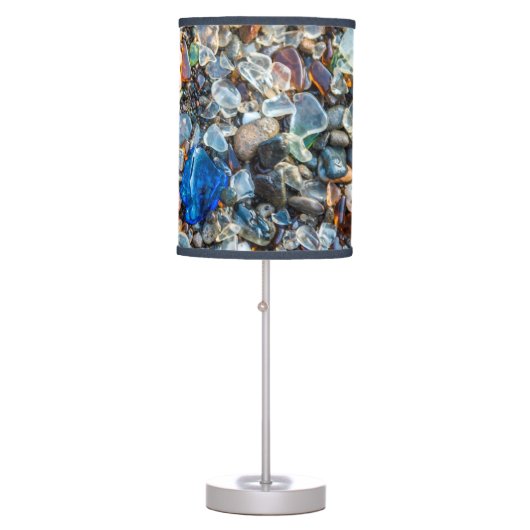 Sparkling Sea Glass Table Lamp (Front)