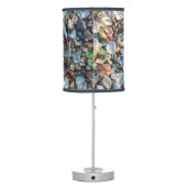 Sparkling Sea Glass Table Lamp (Back)