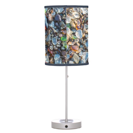 Sparkling Sea Glass Table Lamp (Back)