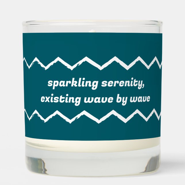 Sparkling Serenity Scented Candle (Front)