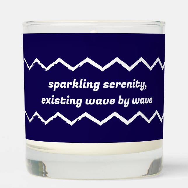 Sparkling Serenity Scented Candle (Front)