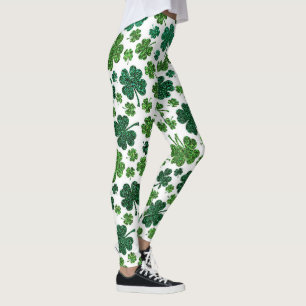 Sparkling Shamrock Delight Leggings