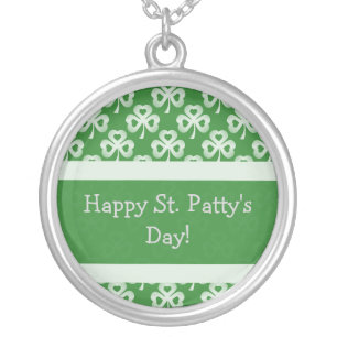 Sparkling Shamrocks Necklace